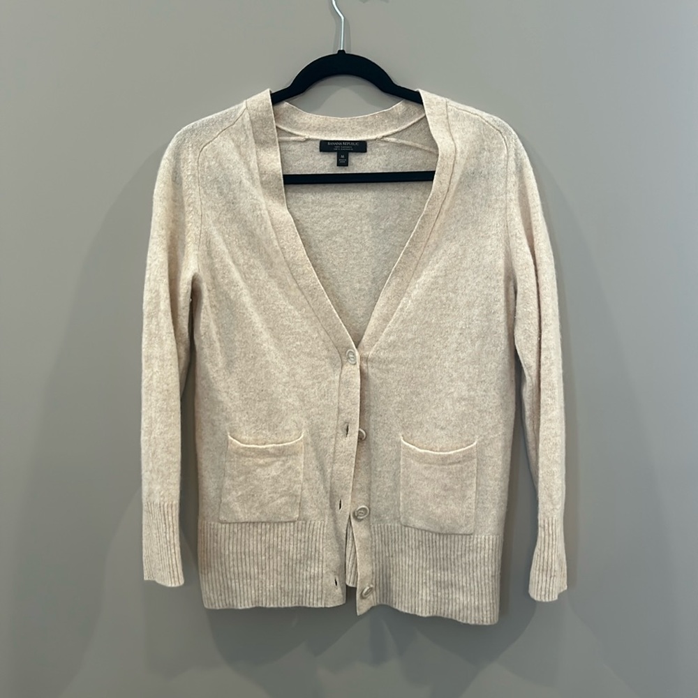 Gorgeous Cream Cashmere Cardigan